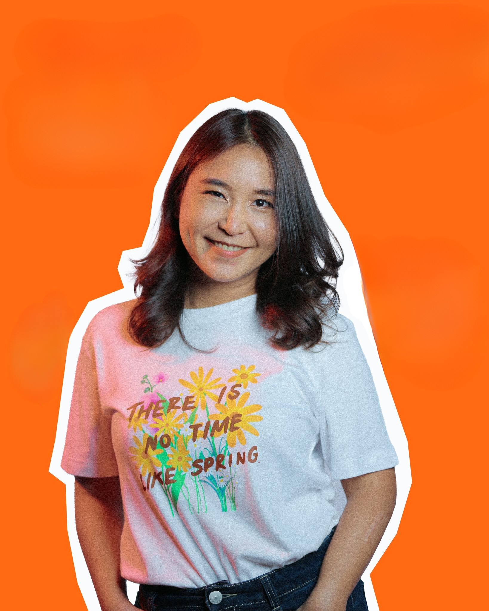 เสื้อยืดรุ่น 'There is no time like spring'